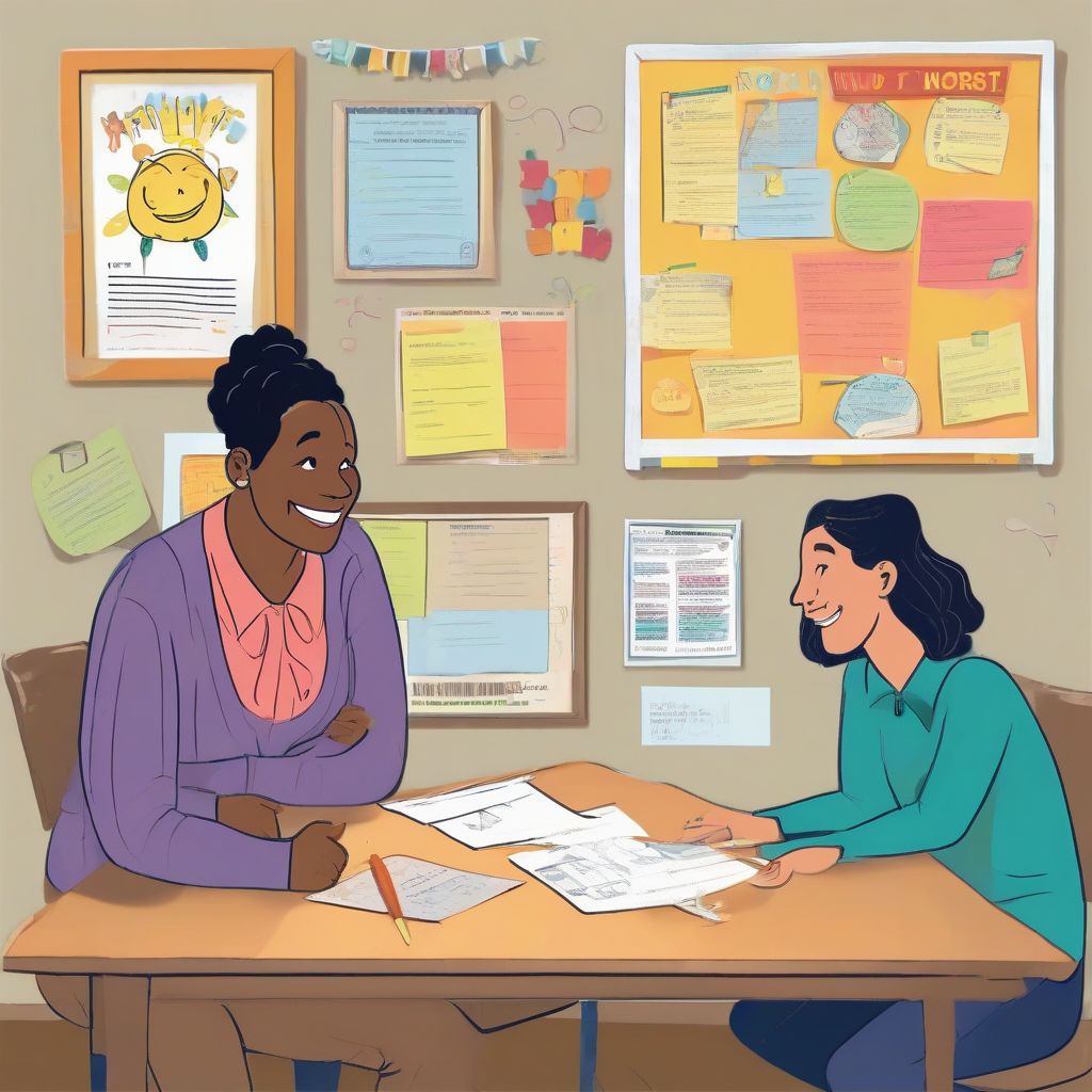 Parent Teacher Conference Illustration