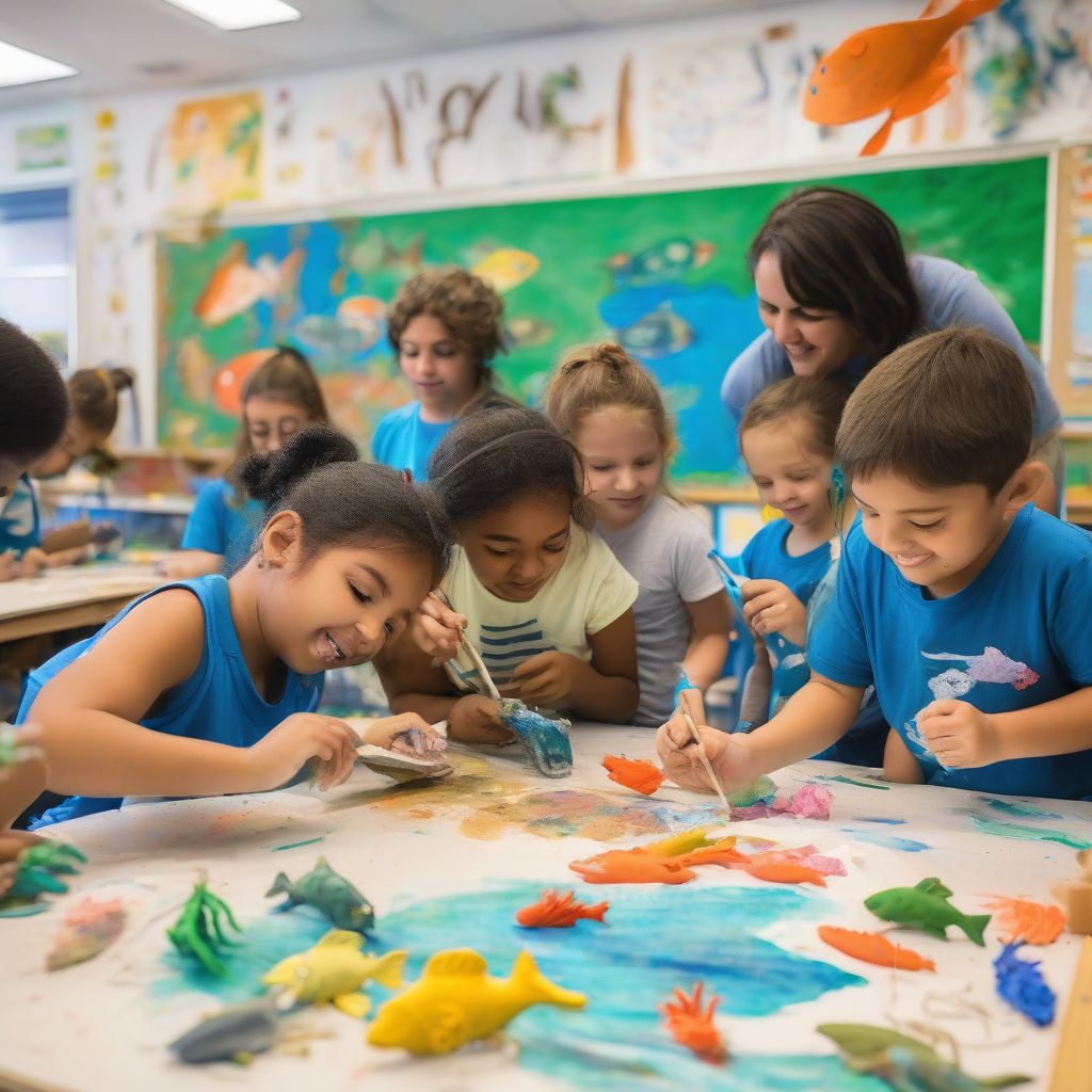 How to Combine Art with Early Learning Themes