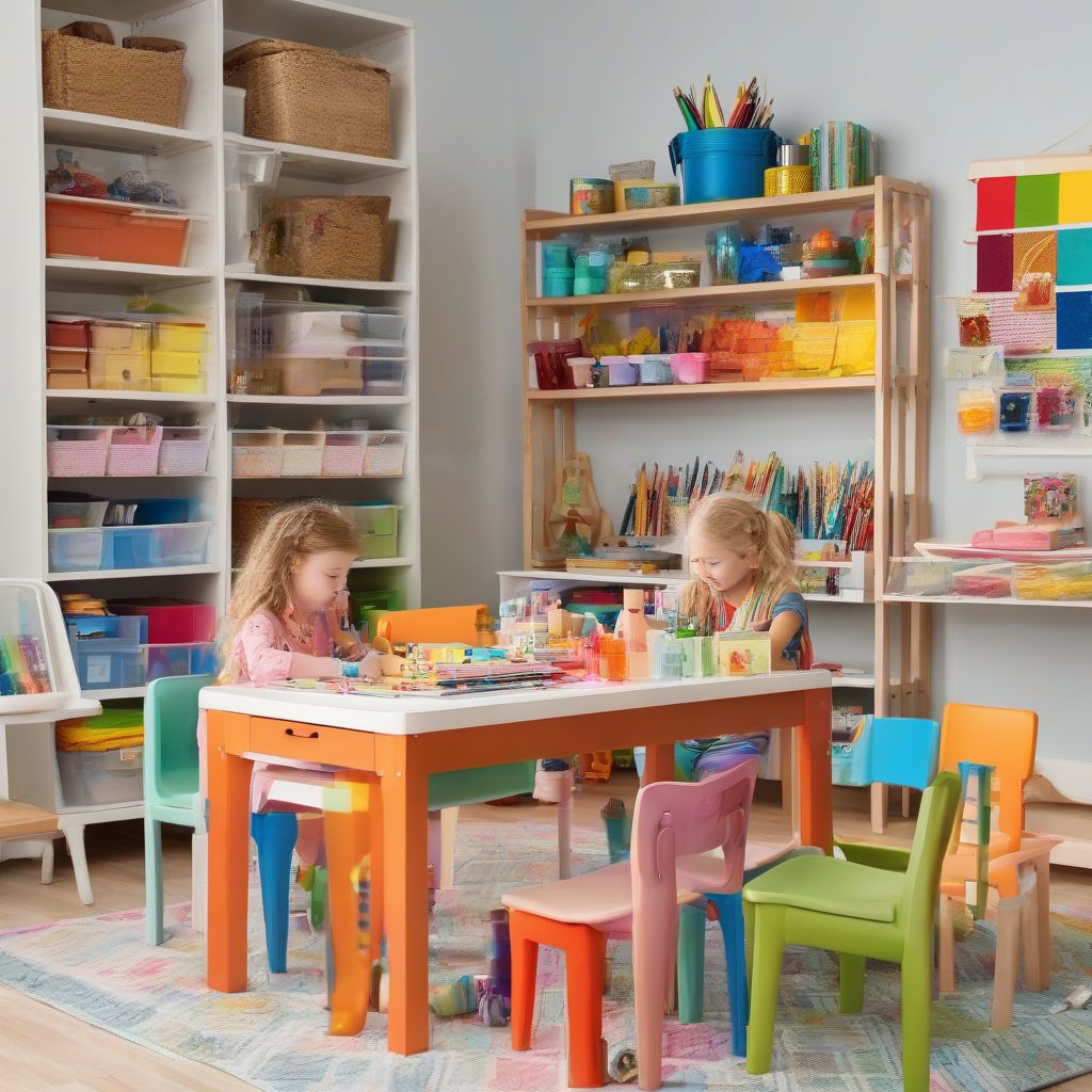 How to Set Up a Kid-Friendly Crafting Space