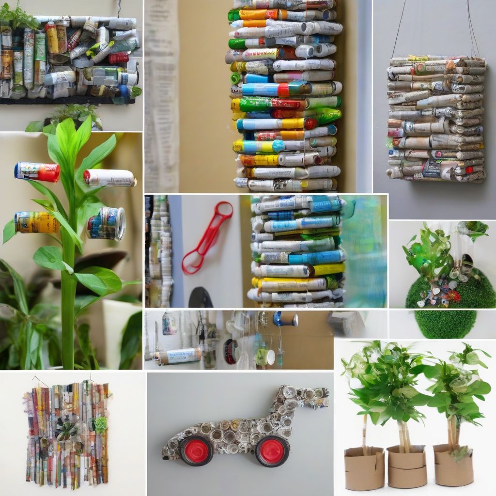 Unleash Your Inner Eco-Artist: Recycled Crafts Using Household Items